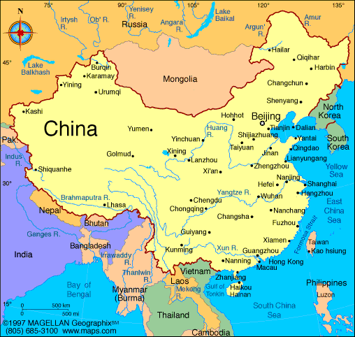 hong kong china map